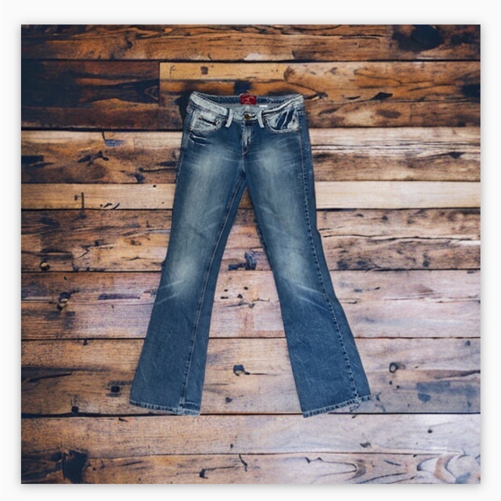 Women Leviβs Red tag Bootcut Jeans -mid rise - like new ! SZ 7L -30x32ππβ - Picture 5 of 15